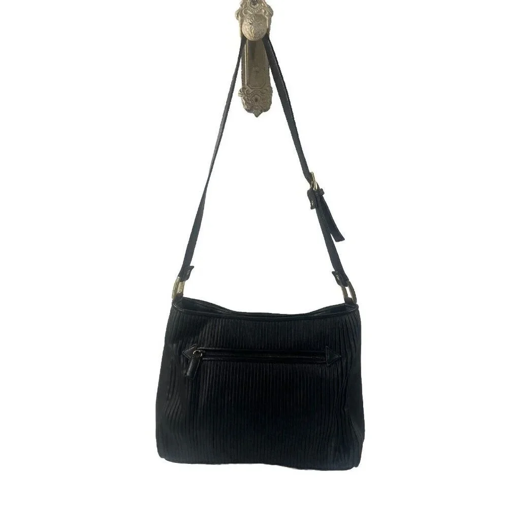 diahann carroll Ribbed leather purse